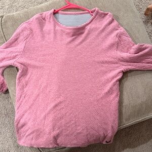 Faherty long sleeve shirt- reversible!!